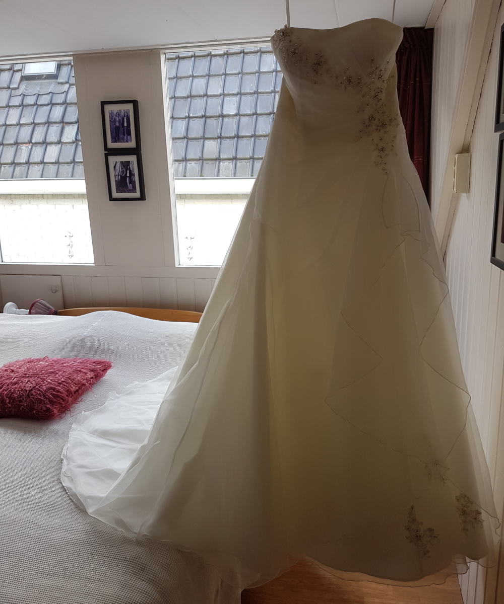 Prachtige strapless Ladybird jurk, nooit gedragen