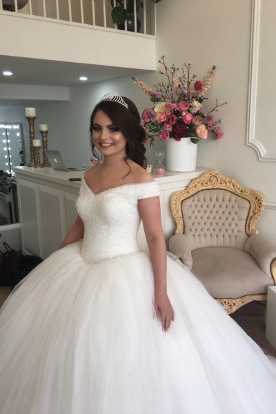 Prinsessen trouwjurk
