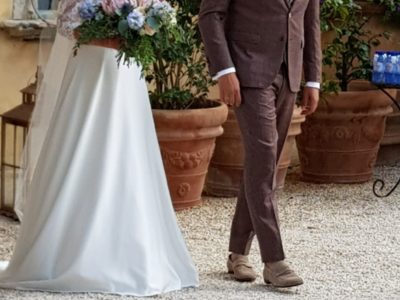 Fairytales topless trouwjurk incl bolero, sluier en petticoat