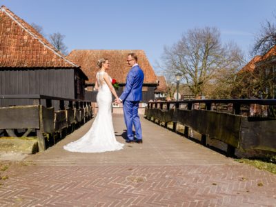 Prachtige bruidsjurk met kant