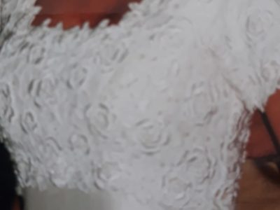 Romantische elegante trouwjurk met pareltjes