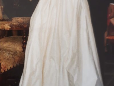 Romantische elegante trouwjurk met pareltjes