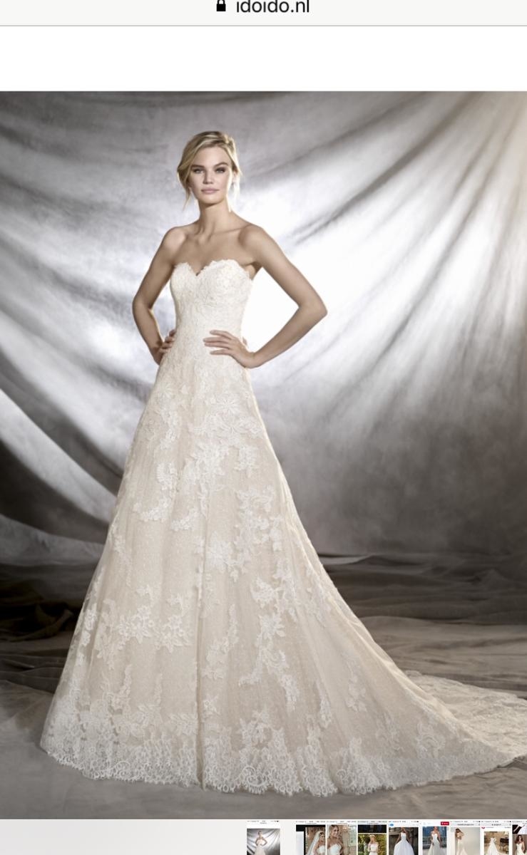 Romantische strapless heerlijk zittende jurk