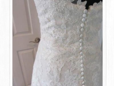 Romantische strapless heerlijk zittende jurk