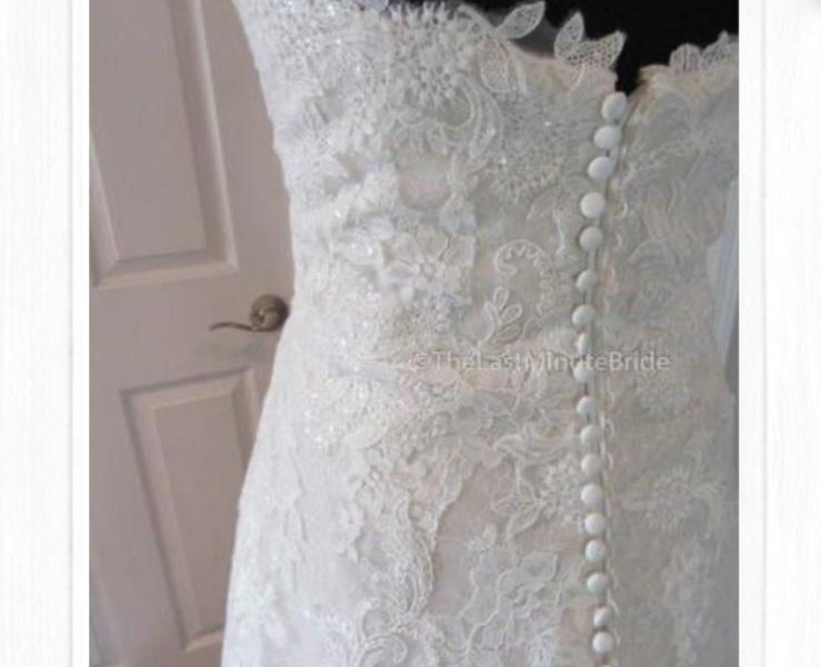 Romantische strapless heerlijk zittende jurk