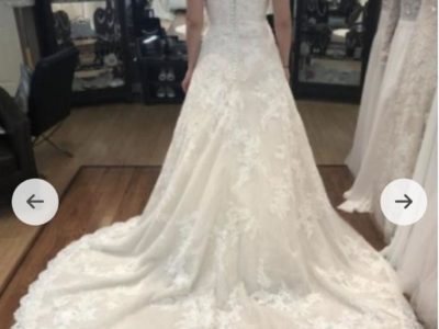 Romantische strapless heerlijk zittende jurk