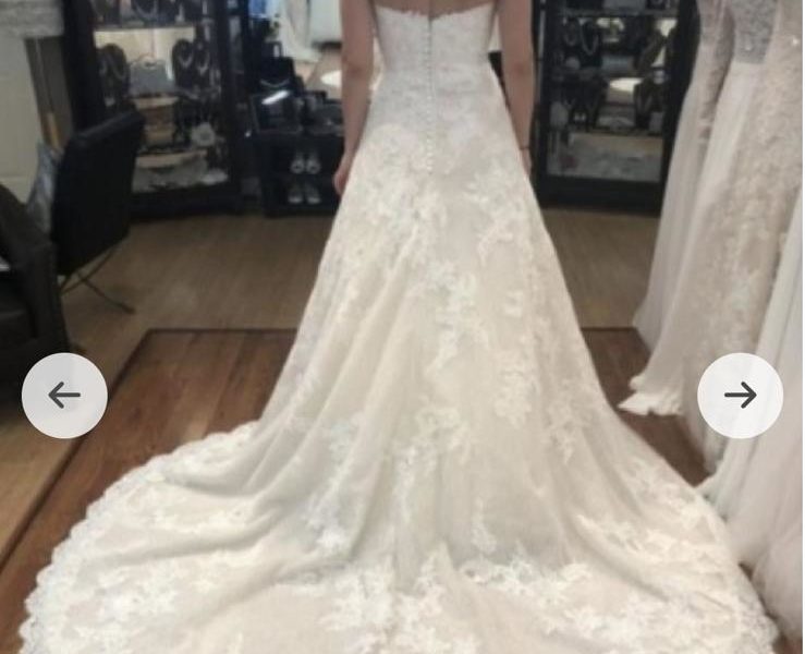 Romantische strapless heerlijk zittende jurk