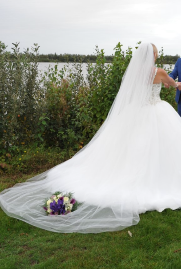 Prachtige design prinsessenjurk van Albert Axu couture