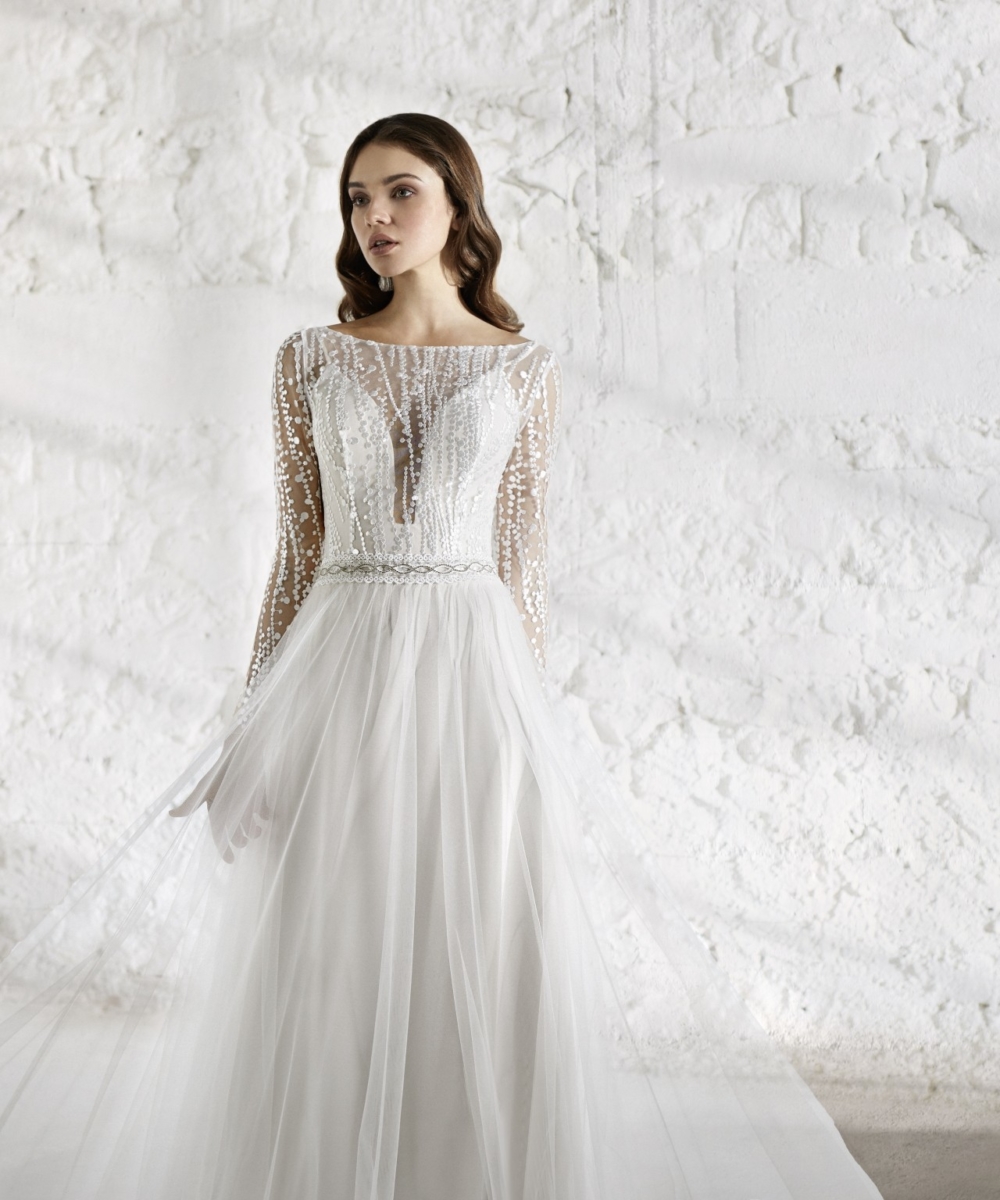 Trouwjurk van Le Papillon by Modeca