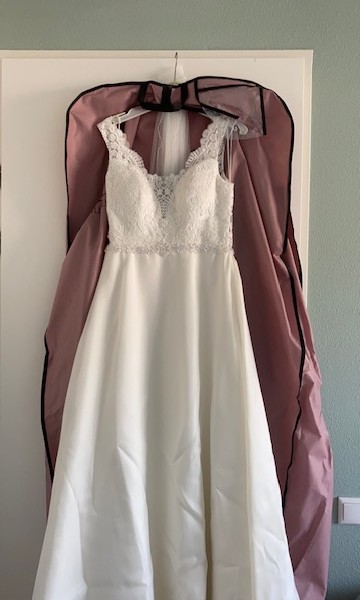 Bridalstar ivoren A-lijn trouwjurk