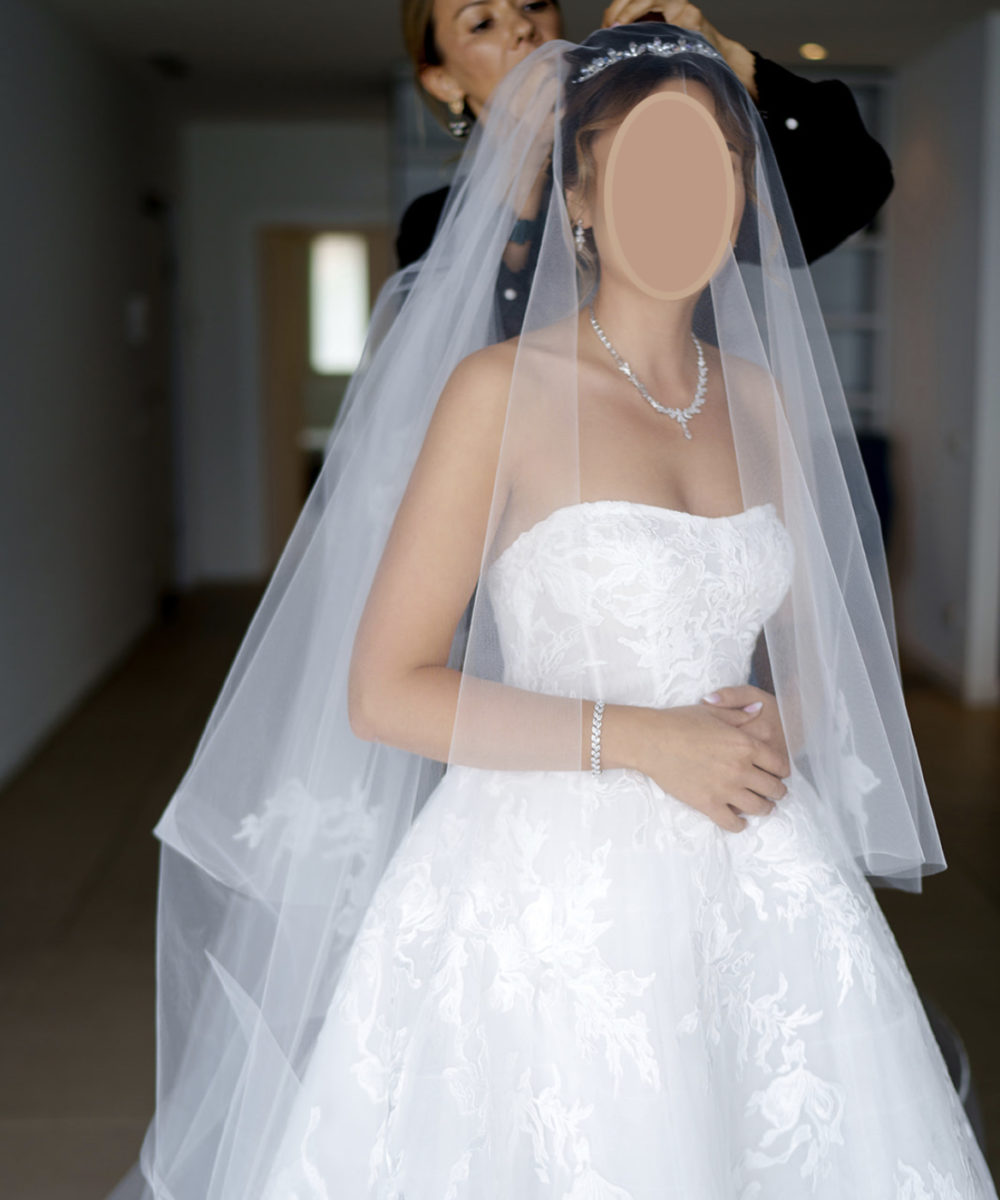Monique Lhuillier "MasterPiece" trouwjurk stapless