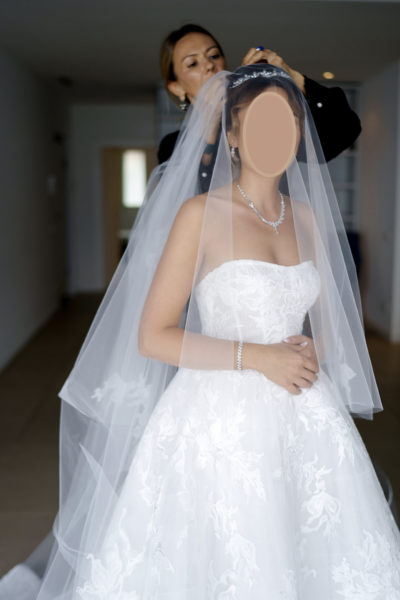 Monique Lhuillier "MasterPiece" trouwjurk stapless