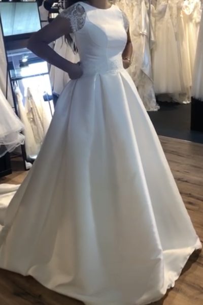 Satijne prinsessenjurk (klassiek)