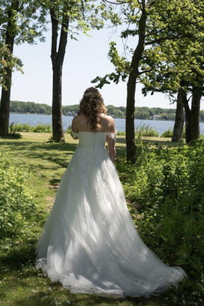 VIVA Bride - ALLY Sequin lace a-line, detachable straps & underskirt