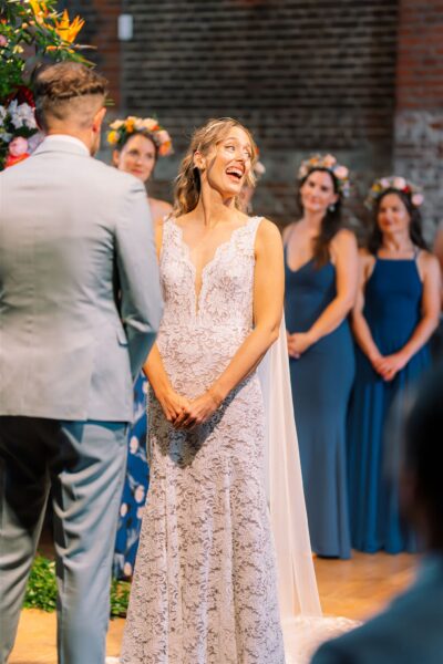 Beautiful lace a-line dress, made by Legends by Romona Keveza