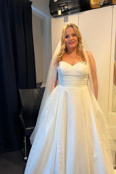 Trouwjurk glitter Randy Fenoli Forster
