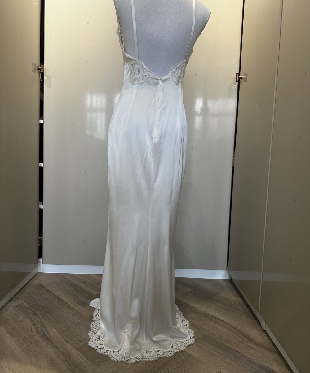 Taormina lace fish tail silk dress Dolce and Gabbana