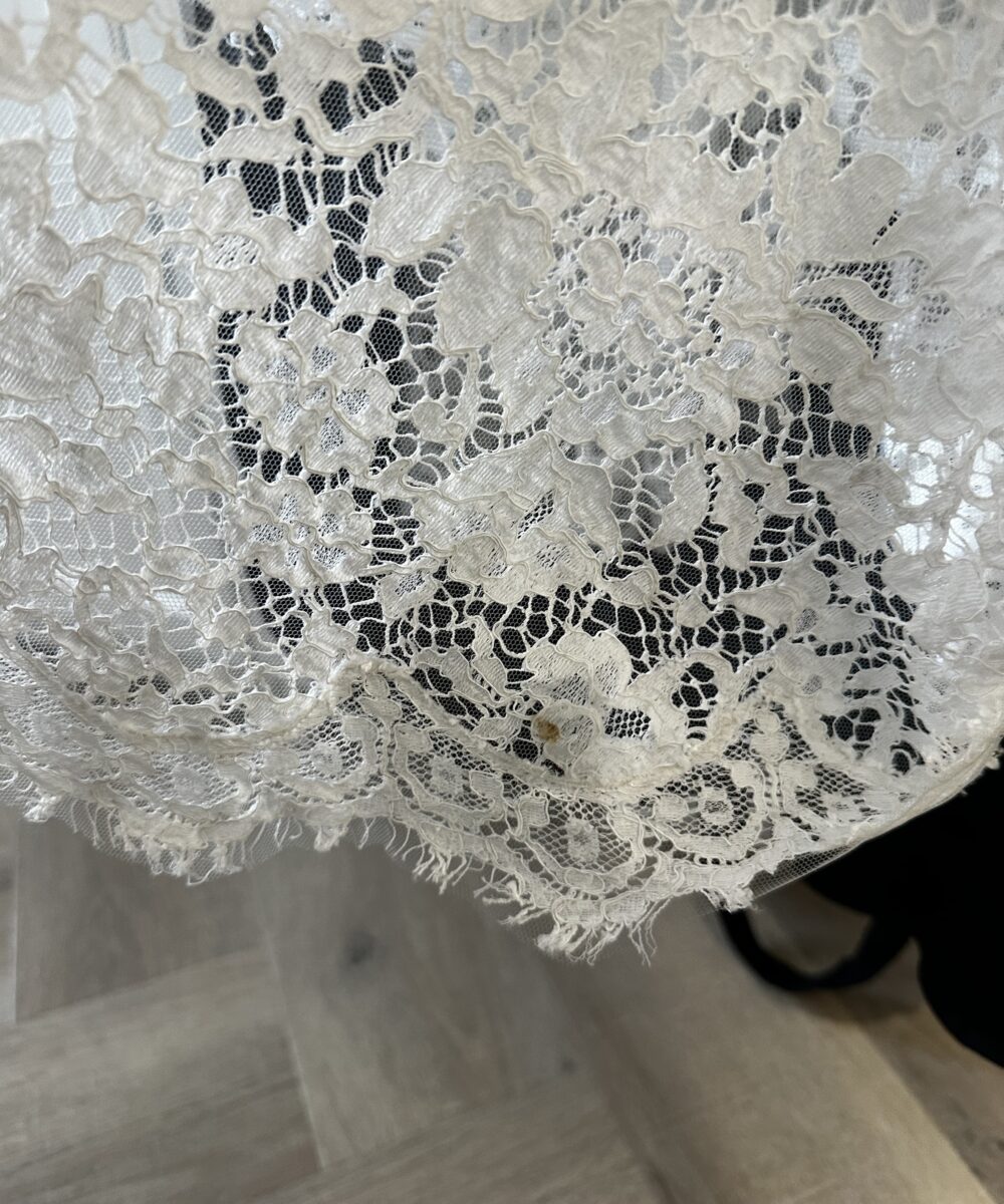 Taormina lace fish tail silk dress Dolce and Gabbana