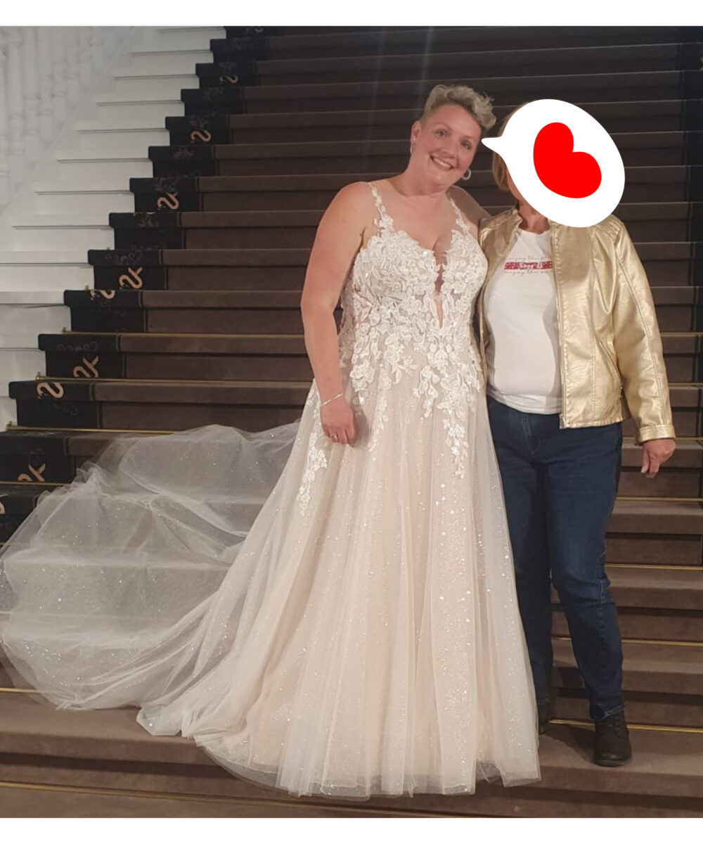 Nieuwe ongedragen Modeca trouwjurk van Koonings! Say yes to the dress