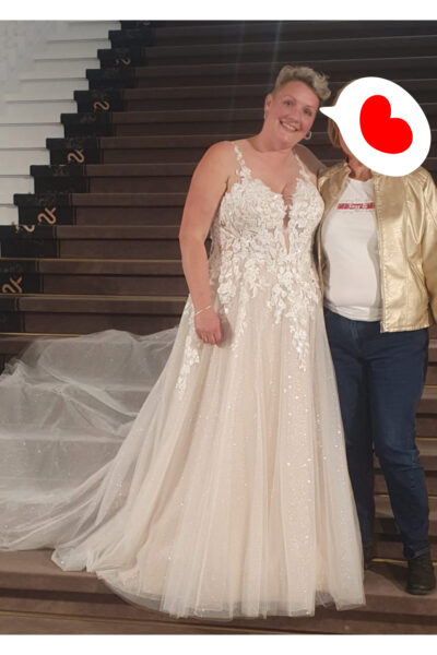 Nieuwe ongedragen Modeca trouwjurk van Koonings! Say yes to the dress