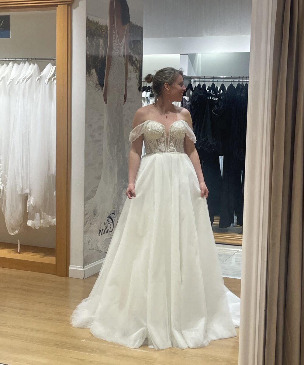 Oleg Cassini wedding dress