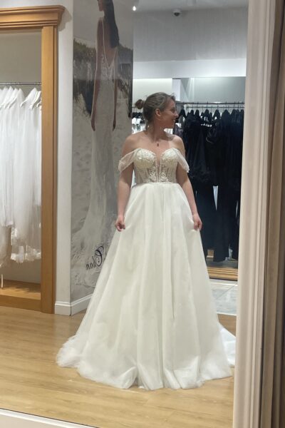 Oleg Cassini wedding dress