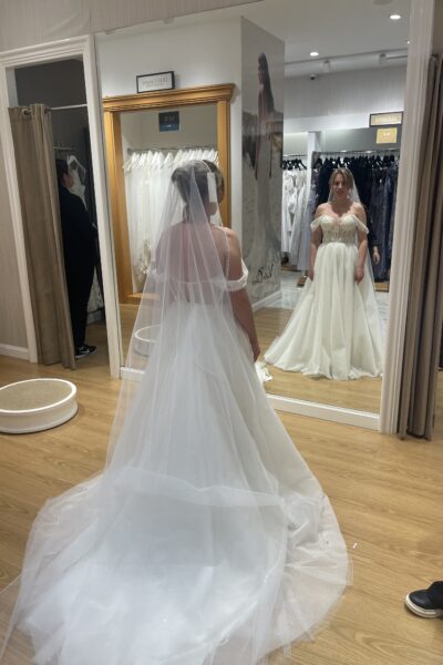 Oleg Cassini wedding dress