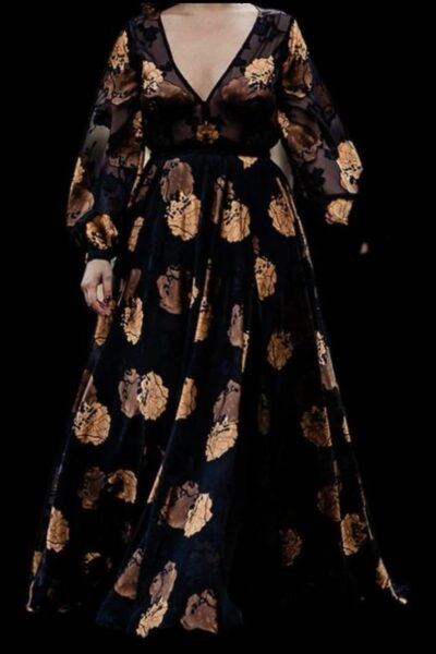 Edwin Oudshoorn trouwjurk in Chiffon en Satijn