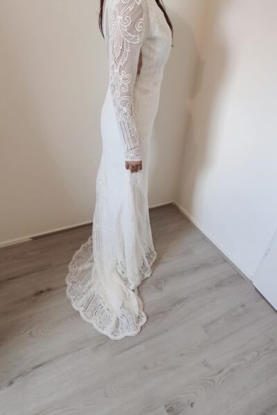 Bohemian vintage wedding dress