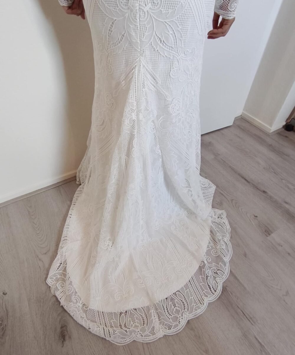Bohemian vintage wedding dress
