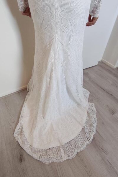 Bohemian vintage wedding dress