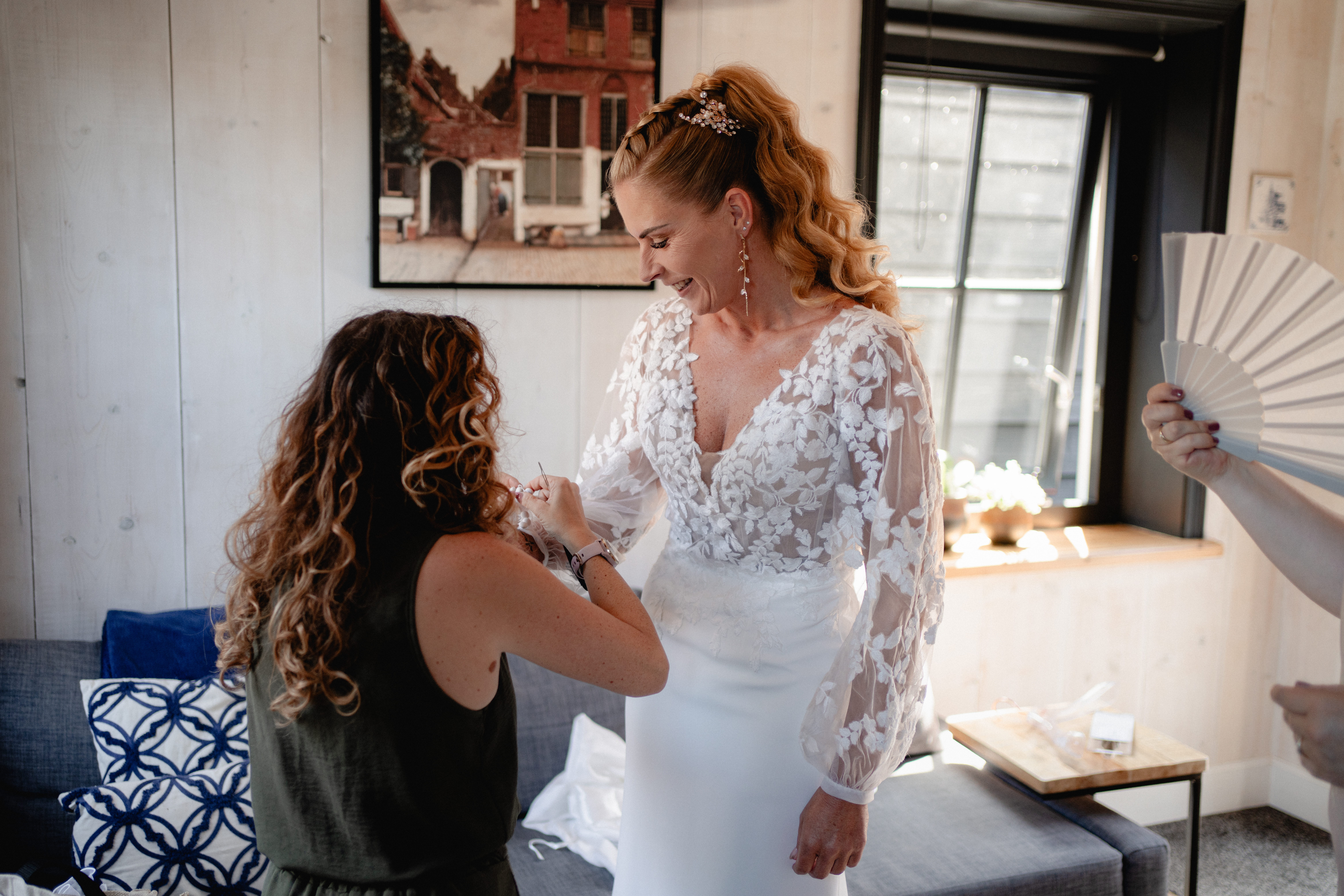 Prachtige fit & flare trouwjurk van Justin Alexander