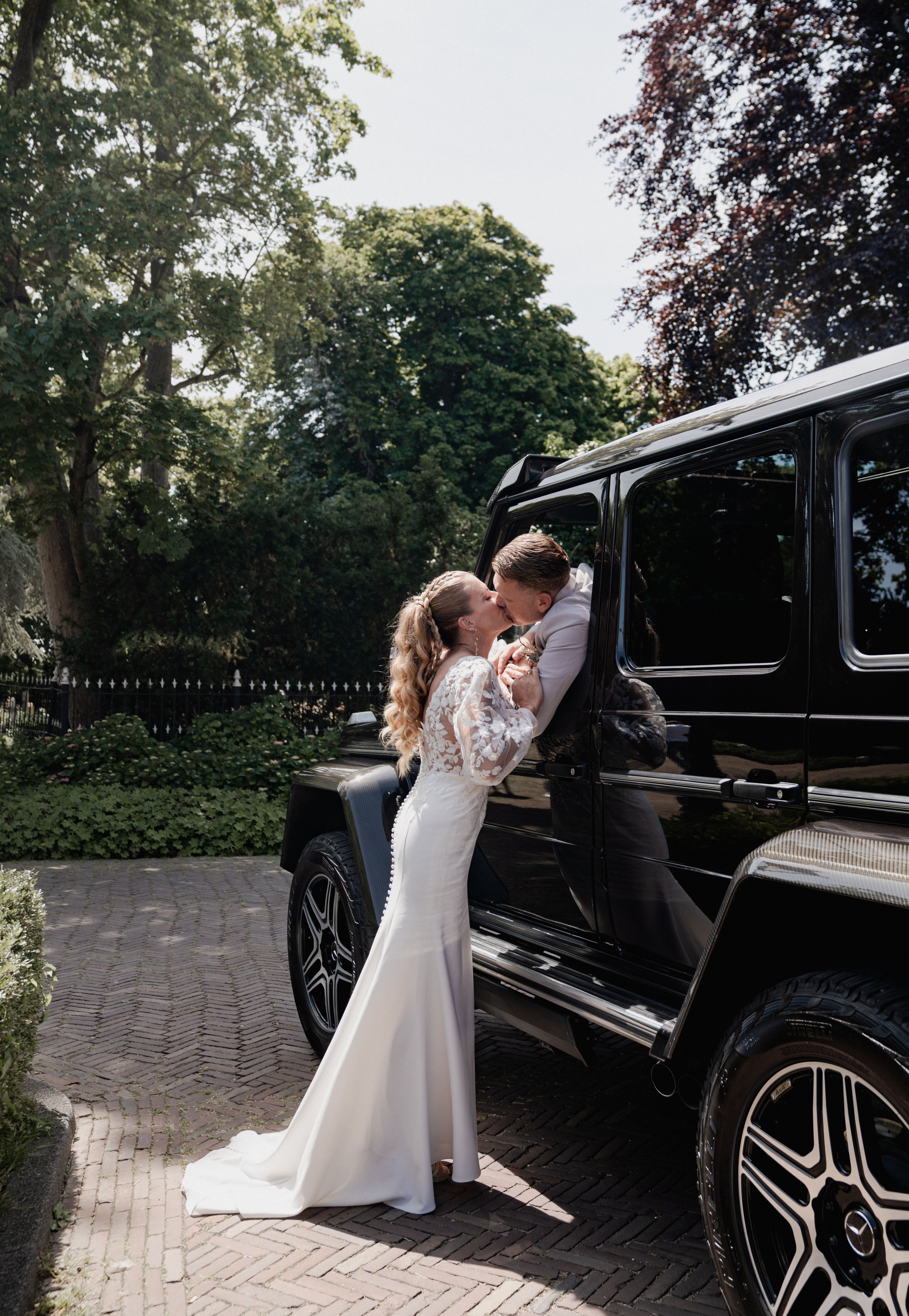 Prachtige fit & flare trouwjurk van Justin Alexander