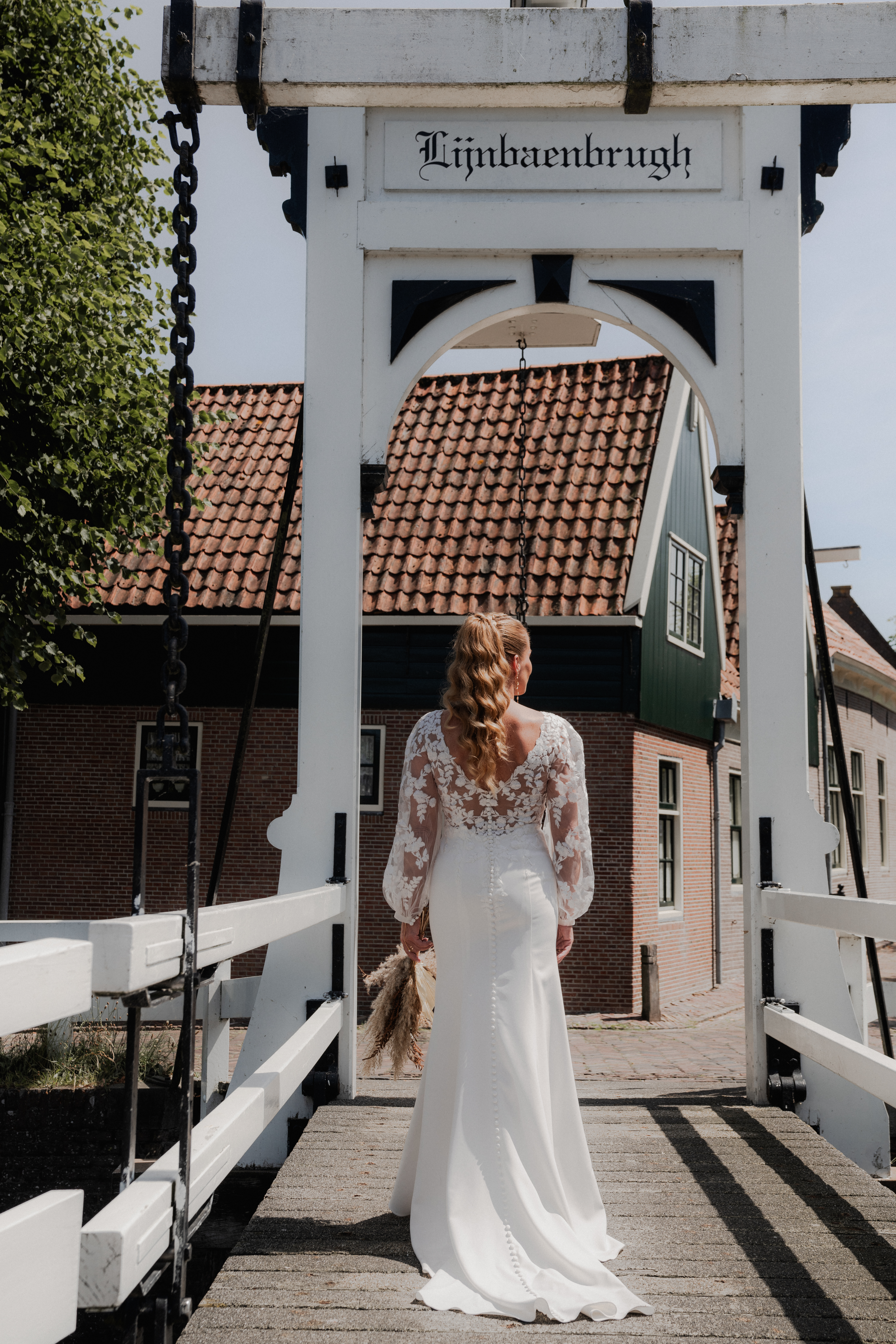 Prachtige fit & flare trouwjurk van Justin Alexander