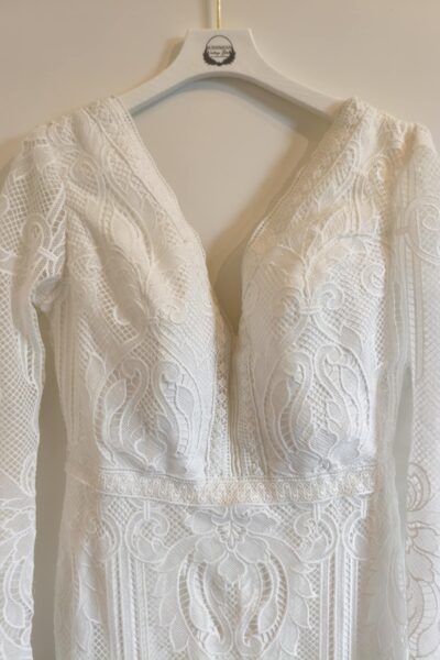 Bohemian vintage wedding dress