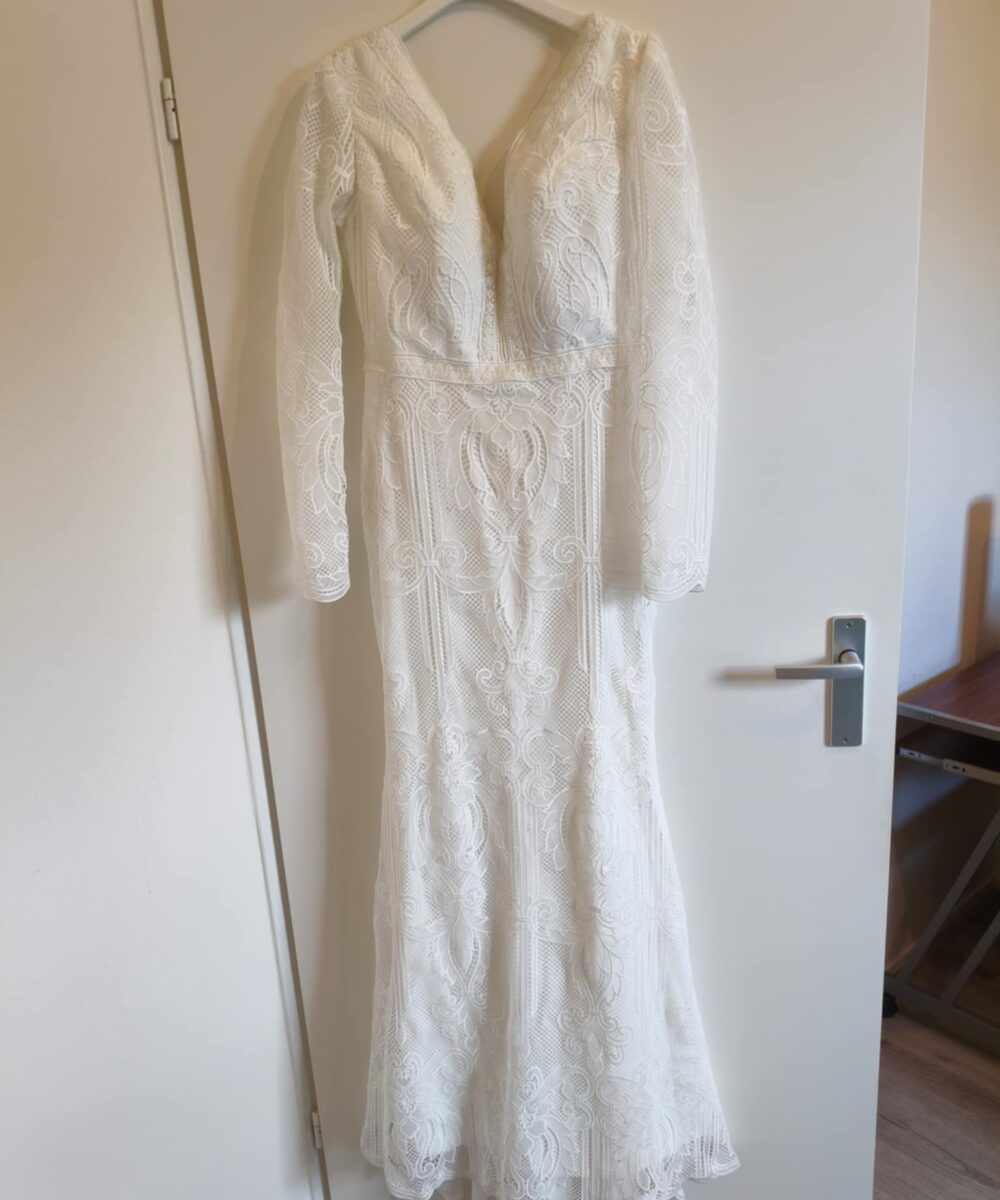 Bohemian vintage wedding dress