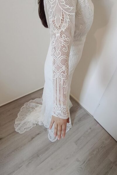 Bohemian vintage wedding dress