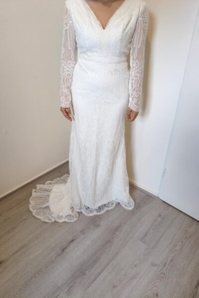 Bohemian vintage wedding dress
