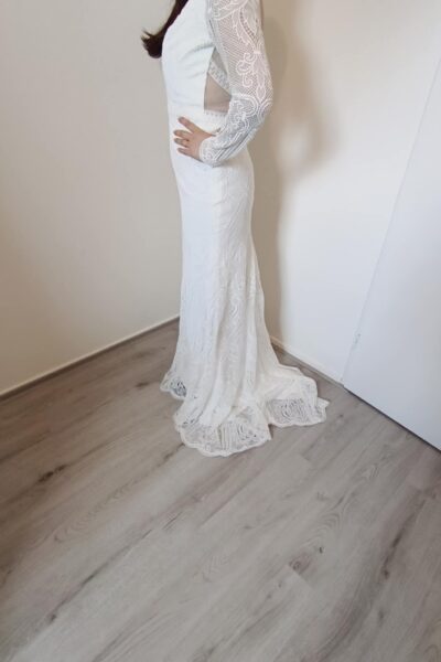 Bohemian vintage wedding dress