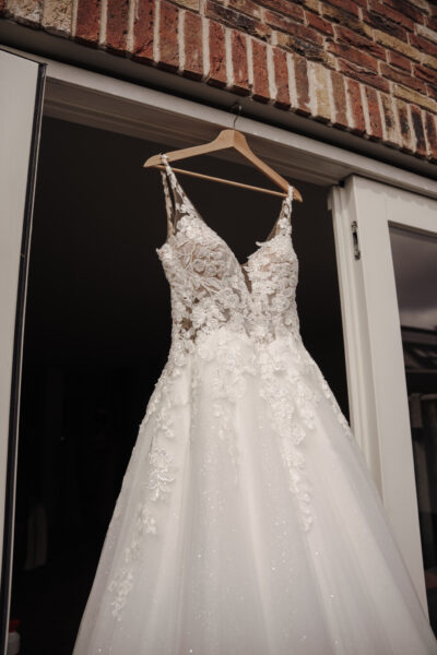 Modeca Dafna trouwjurk met glitter tule z.g.a.n.