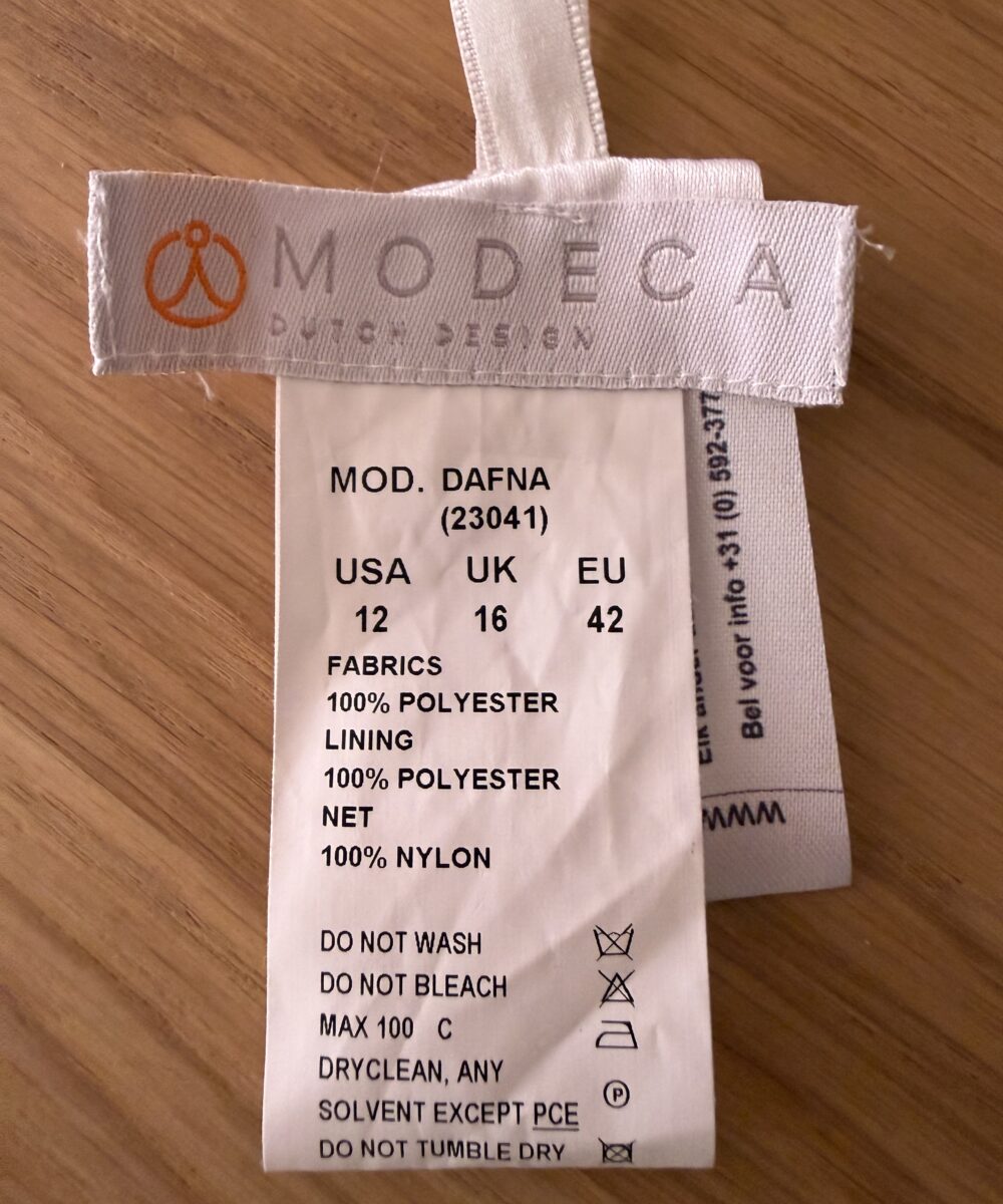 Modeca Dafna trouwjurk met glitter tule z.g.a.n.