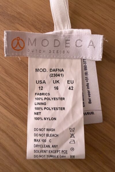 Modeca Dafna trouwjurk met glitter tule z.g.a.n.