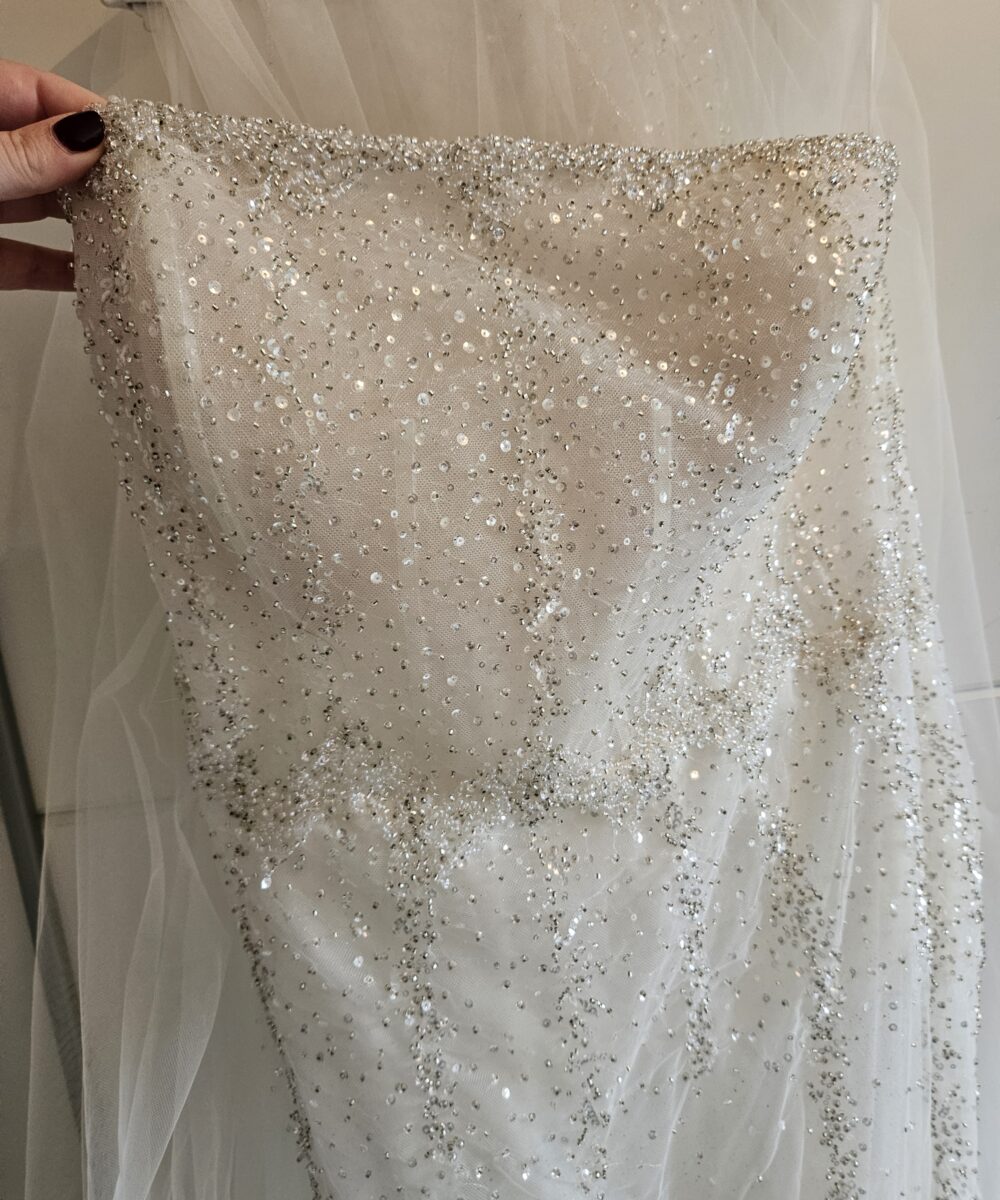 Stralende Strapless trouwjurk