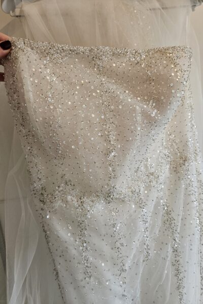 Stralende Strapless trouwjurk