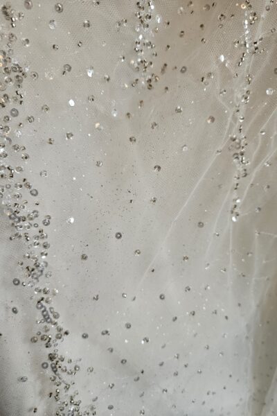 Stralende Strapless trouwjurk