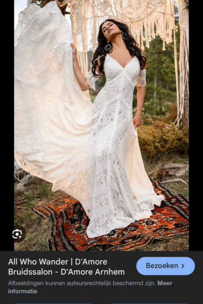 Trouwjurk all Who wander