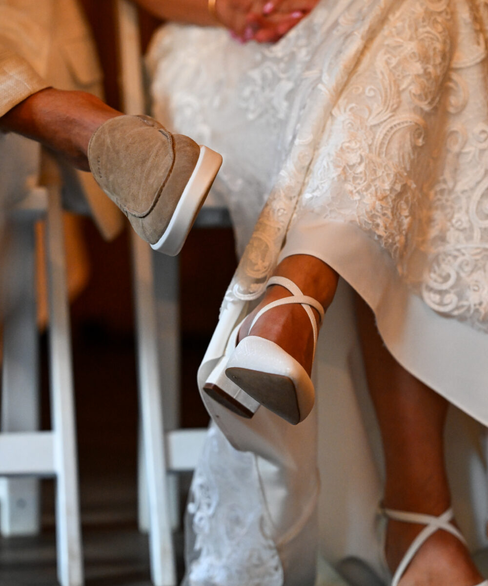 GBS Herve Paris - Linden halter neck dress WIT