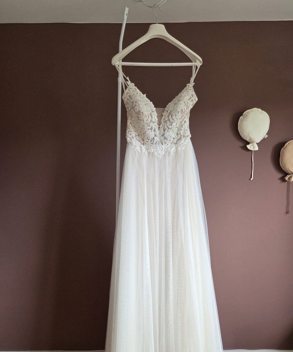 Zomerse Lillian West Trouwjurk (NIEUW)