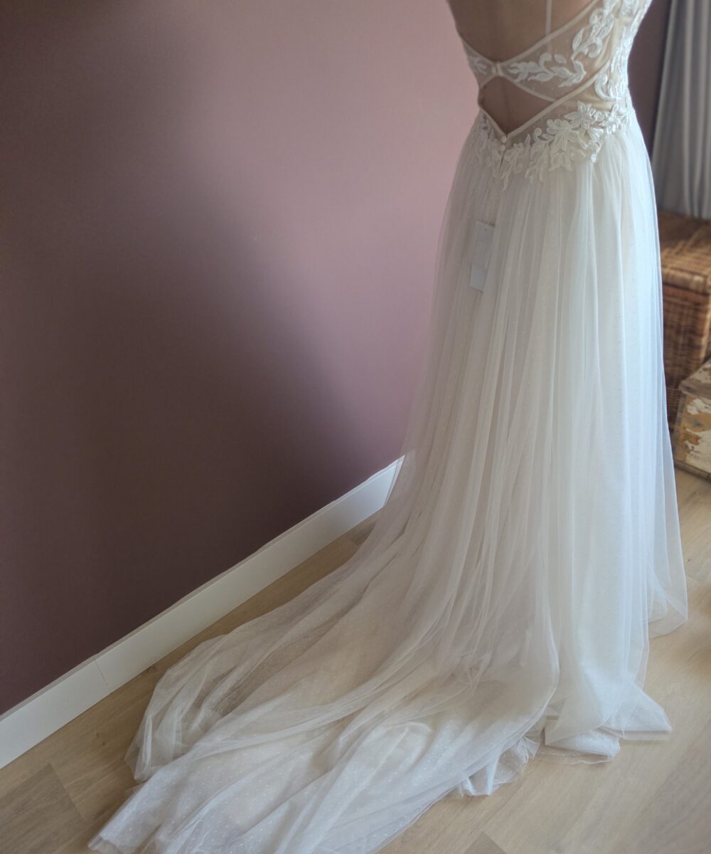 Zomerse Lillian West Trouwjurk (NIEUW)