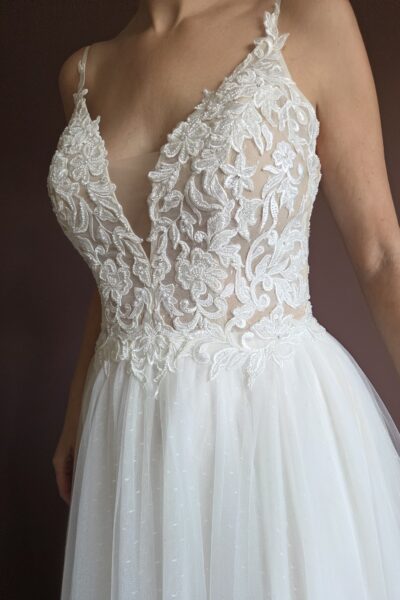 Zomerse Lillian West Trouwjurk (NIEUW)